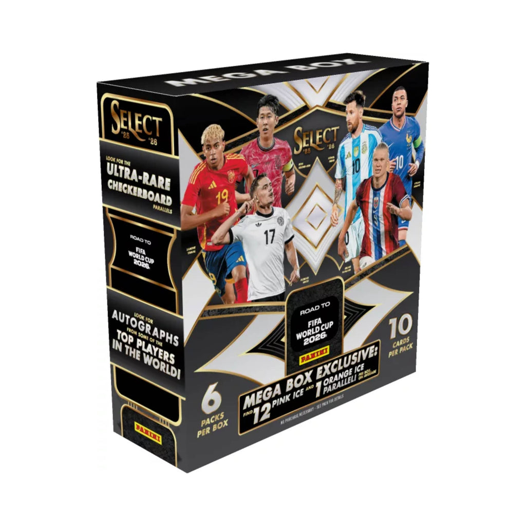 2025-26 Panini Select Road to World Cup Soccer 60-Card Mega Box