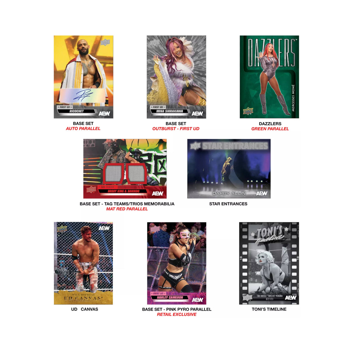 2026 Upper Deck AEW Wrestling 36-Card Blaster Box