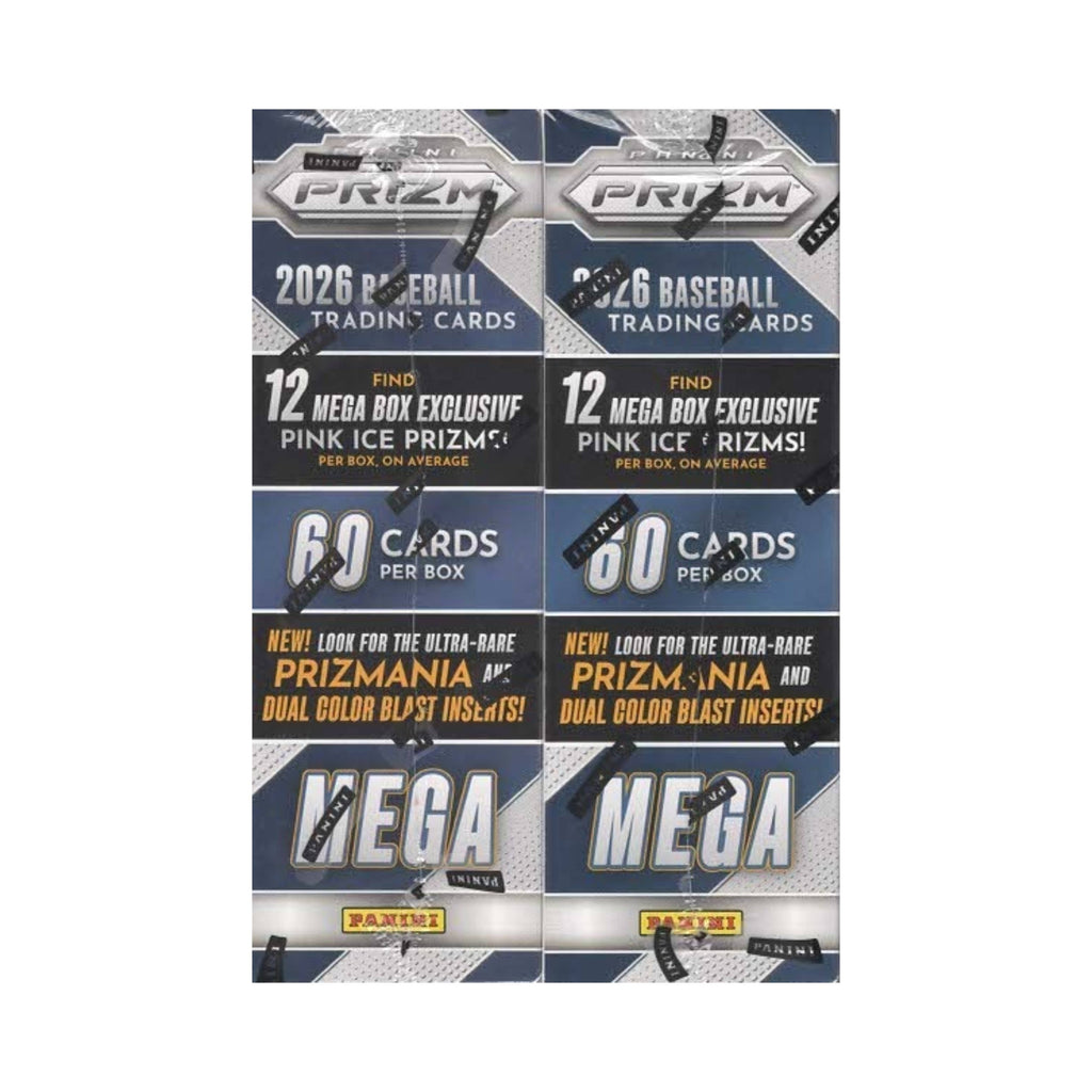 2026 Panini Prizm Baseball Mega Box – 60 Cards