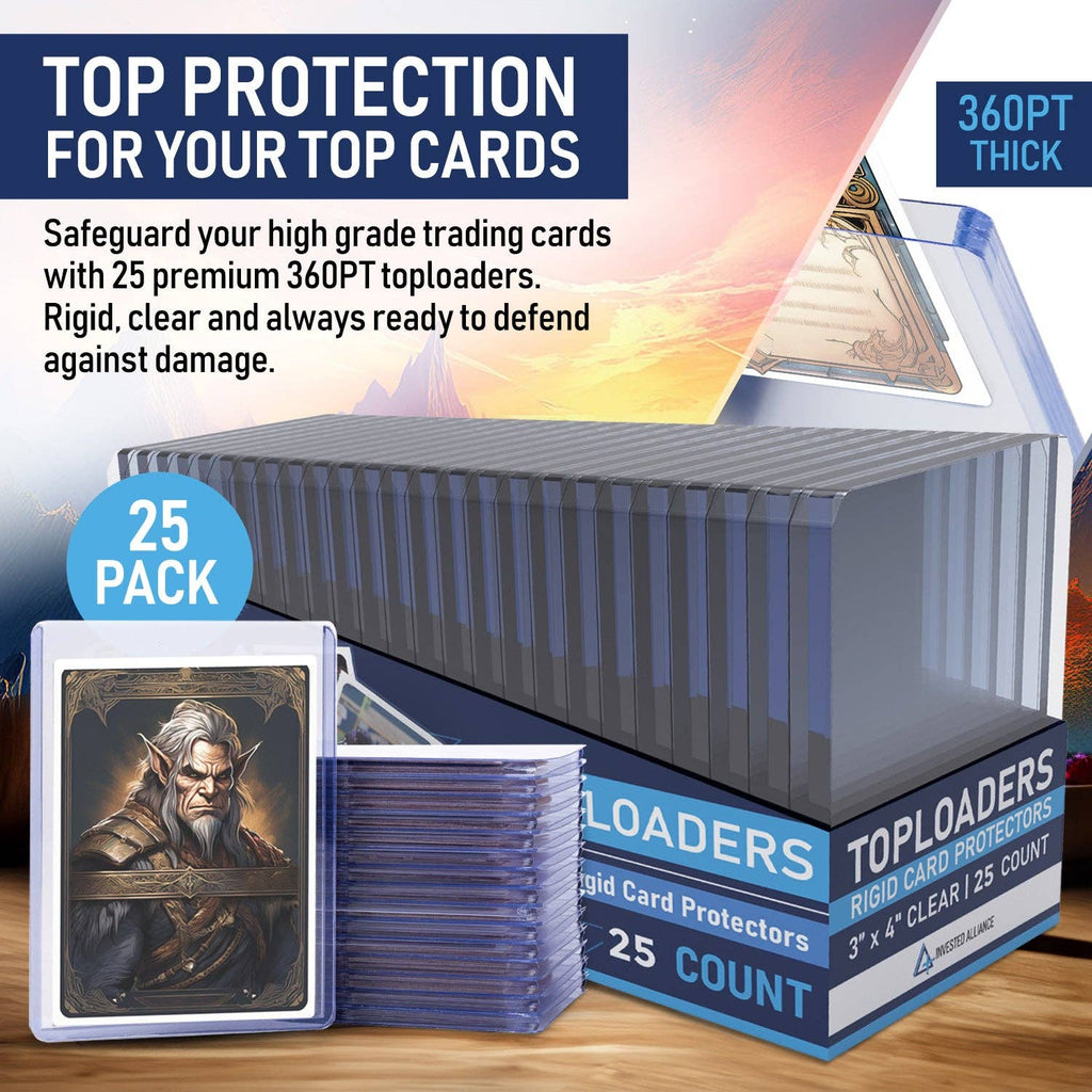 Invested Alliance Premium Top Loaders – 360pt, 25 Count