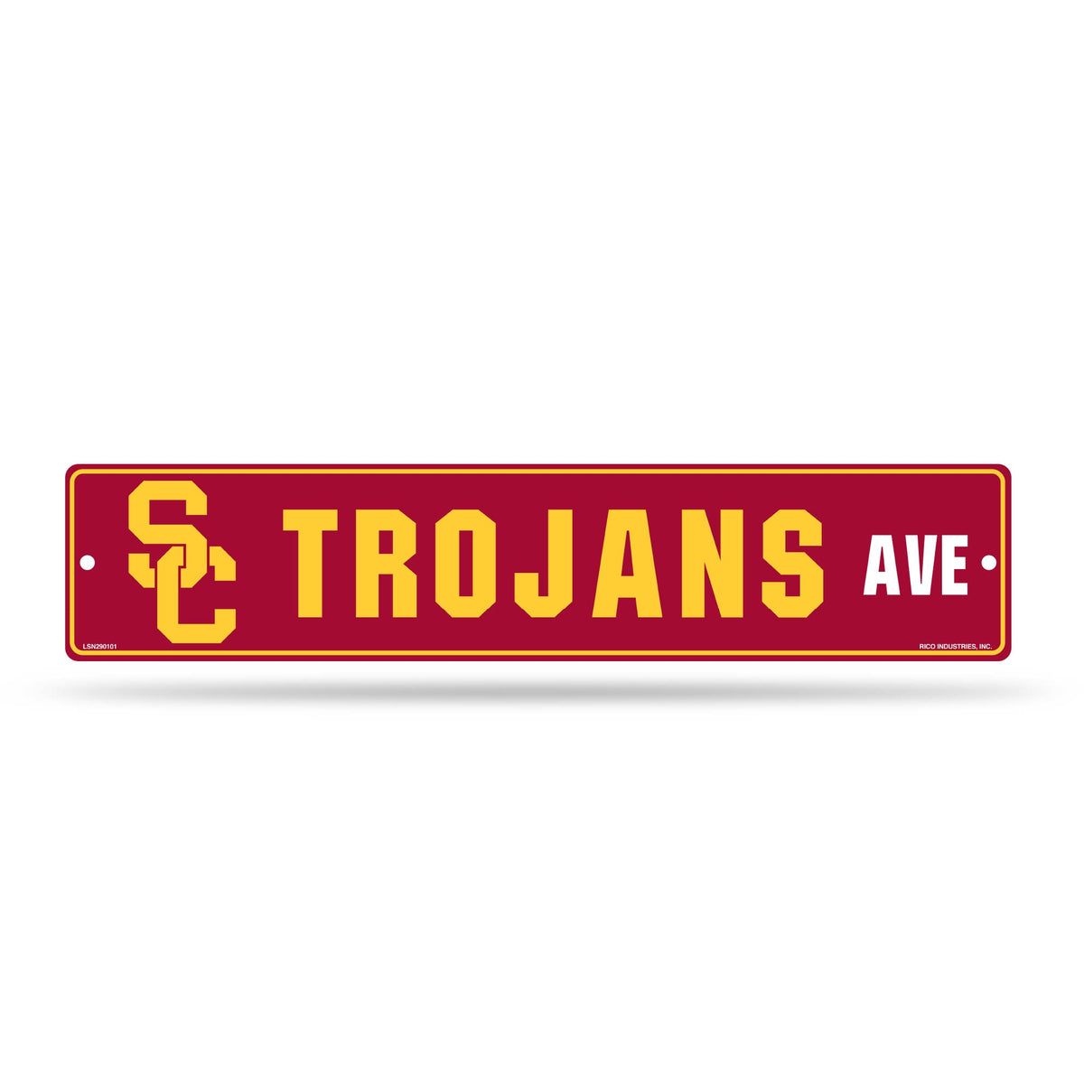 NCAA USC Trojans Street Sign, 5 x 24-inches
