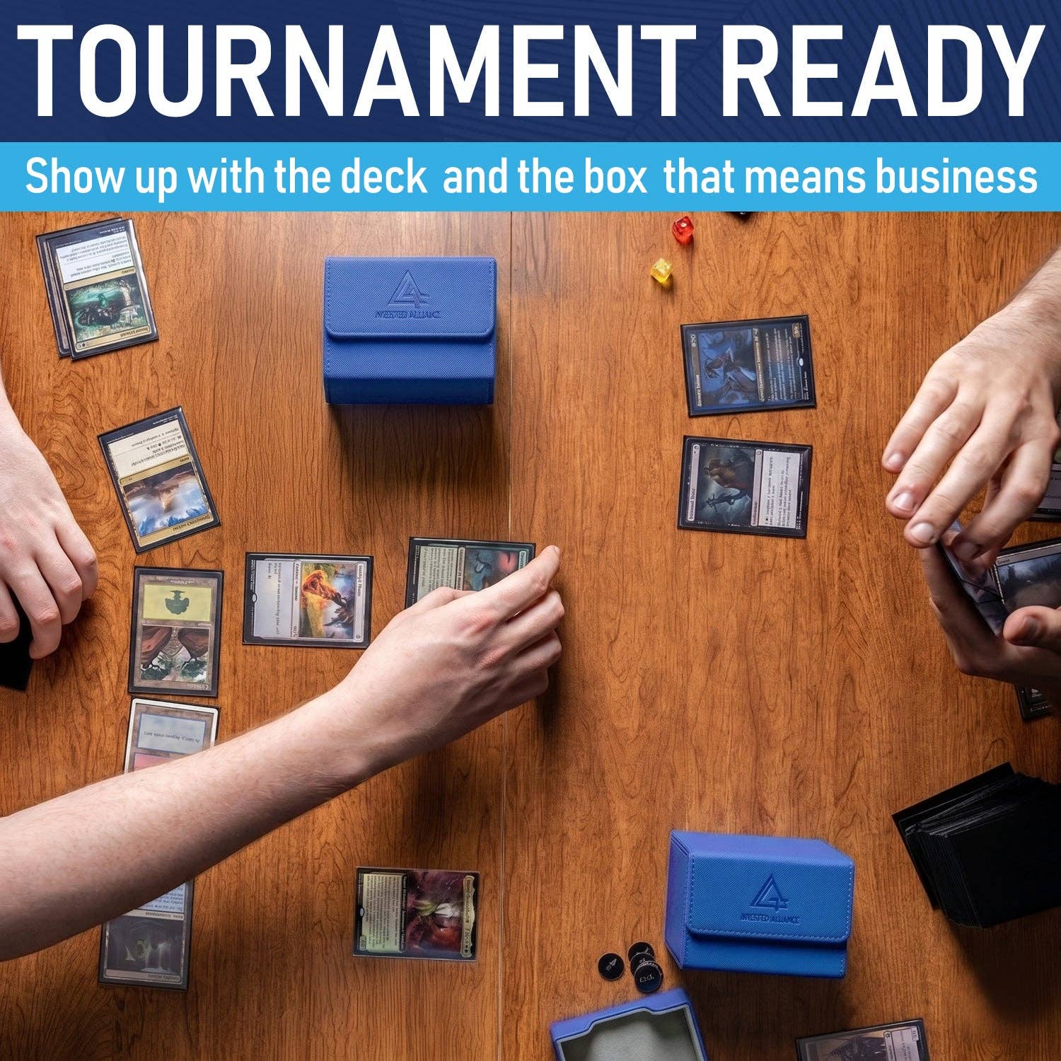 Blue MTG Deck Box