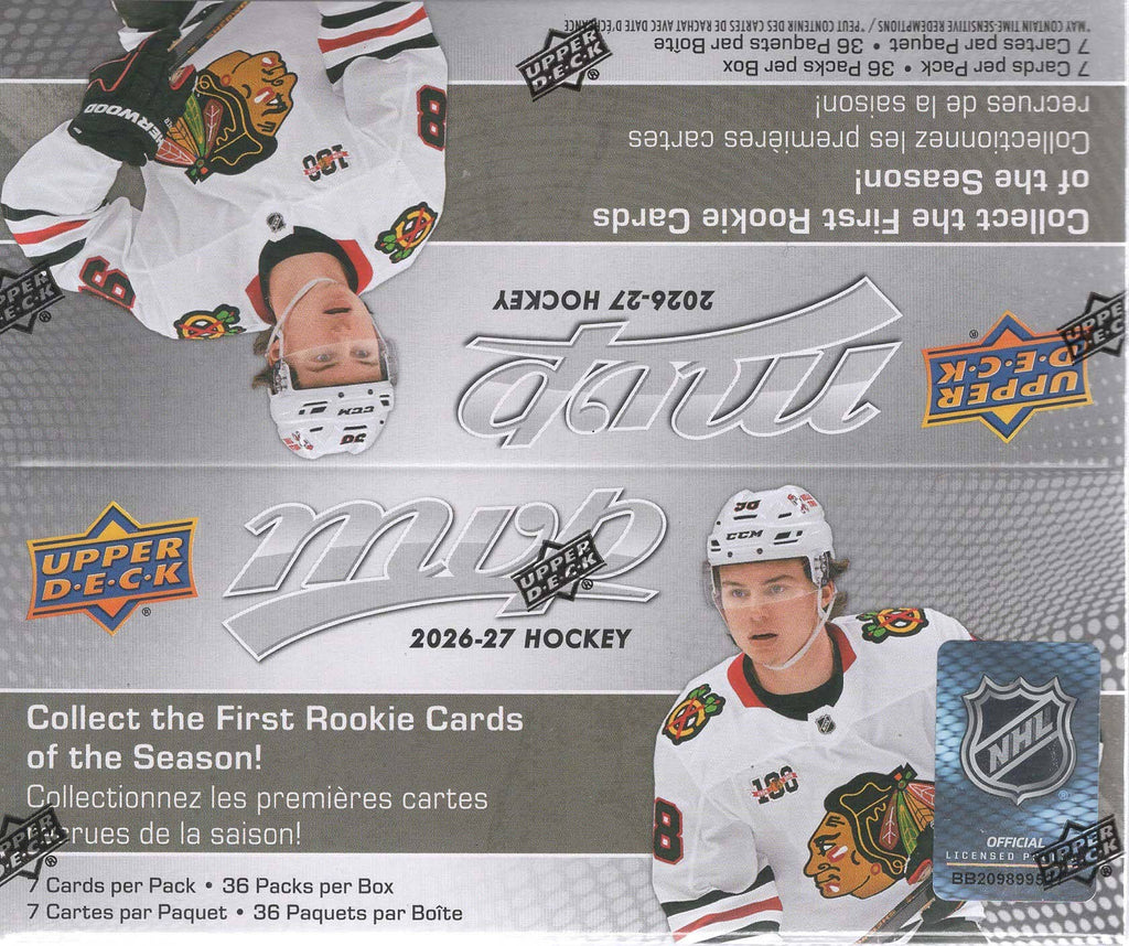 2026-27 Upper Deck MVP NHL Hockey Box