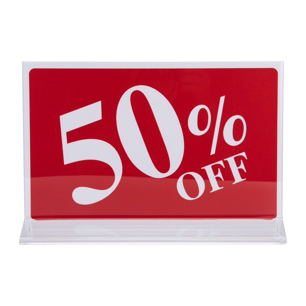 11" X 7" Double-Sided Acrylic Sign Holder