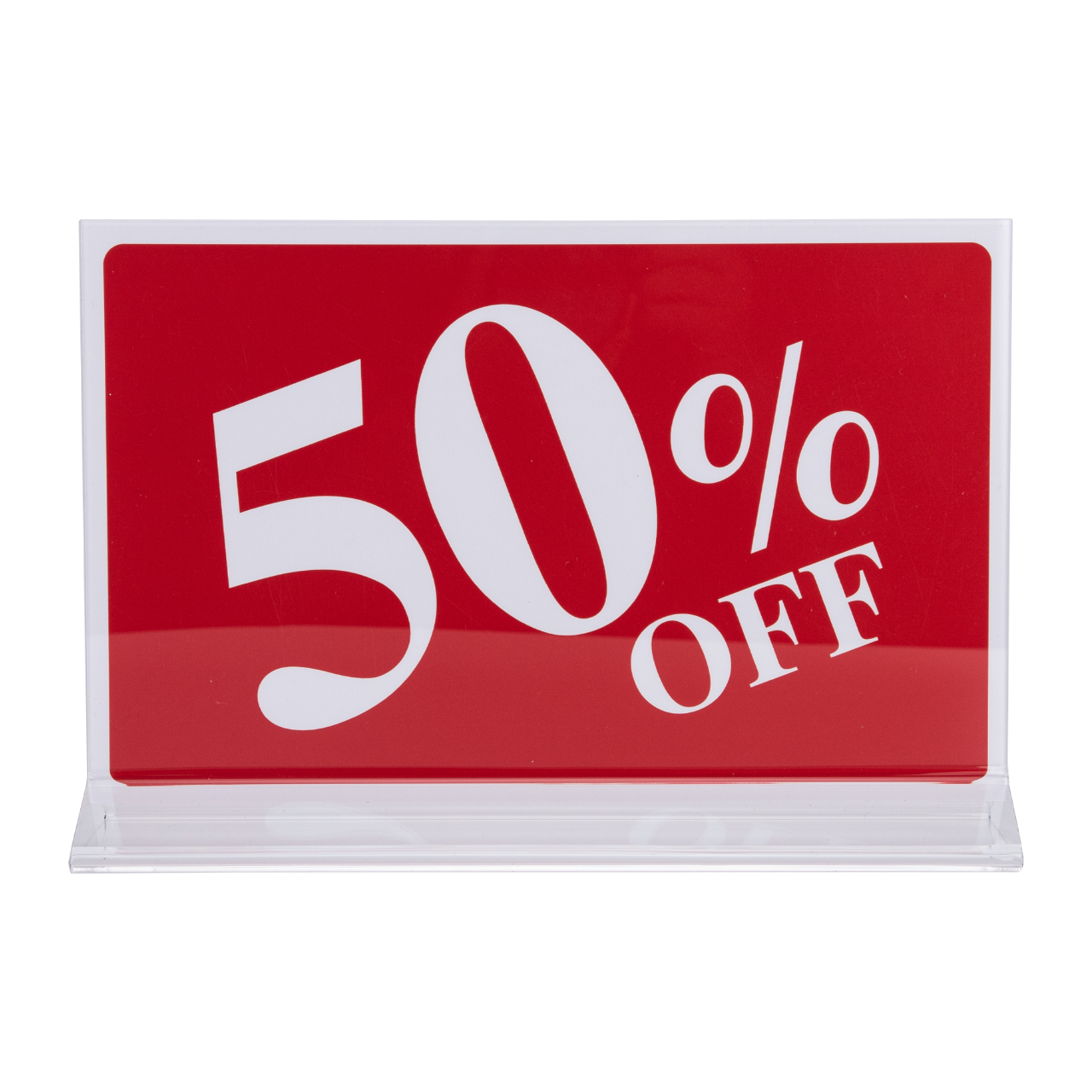 11" X 7" Double-Sided Acrylic Sign Holder