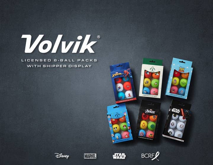 Star Wars Volvik Licensed 6 Golf Balls