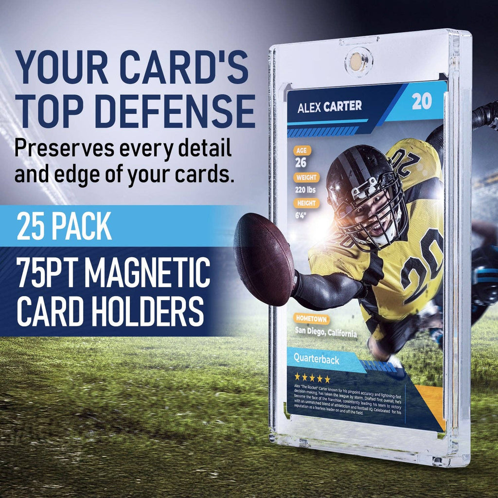 Invested Alliance Premium Magnetic Card Holders – 75pt, 25 Pack
