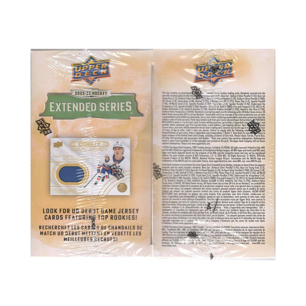 2025-26 Upper Deck Extended Series Hockey 48ct. Blaster Box