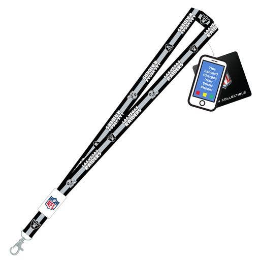NFL Las Vegas Raiders iPhone Charging Lanyard