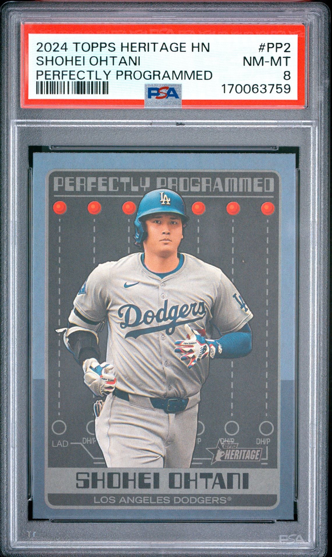 Ohtani Perfectly Programmed PP2 PSA 8 cert 170063759