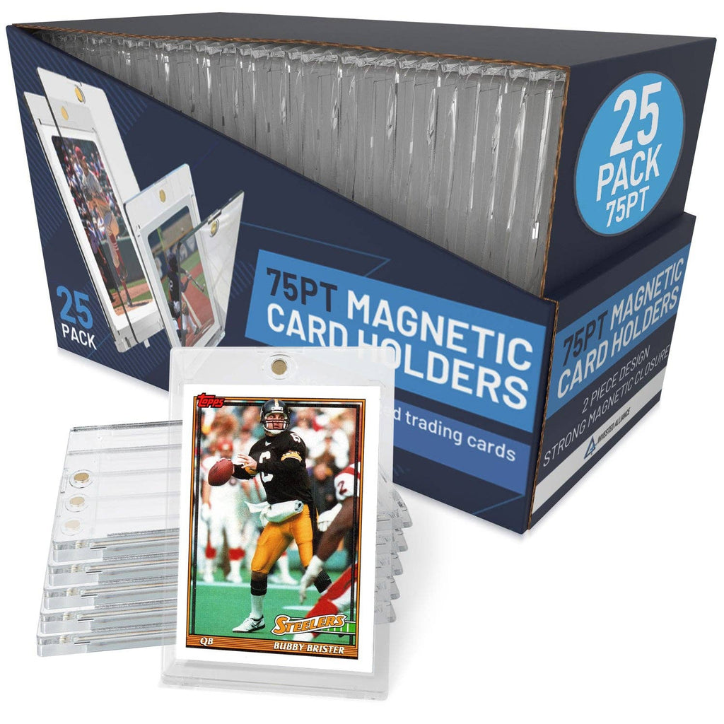 Invested Alliance Premium Magnetic Card Holders – 75pt, 25 Pack