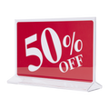 11" X 7" Double-Sided Acrylic Sign Holder