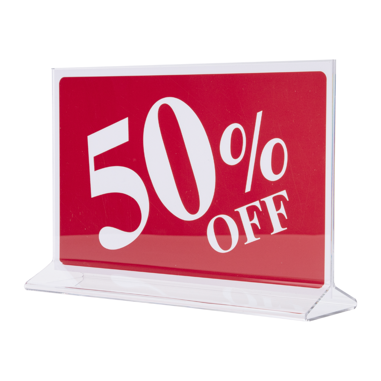 11" X 7" Double-Sided Acrylic Sign Holder