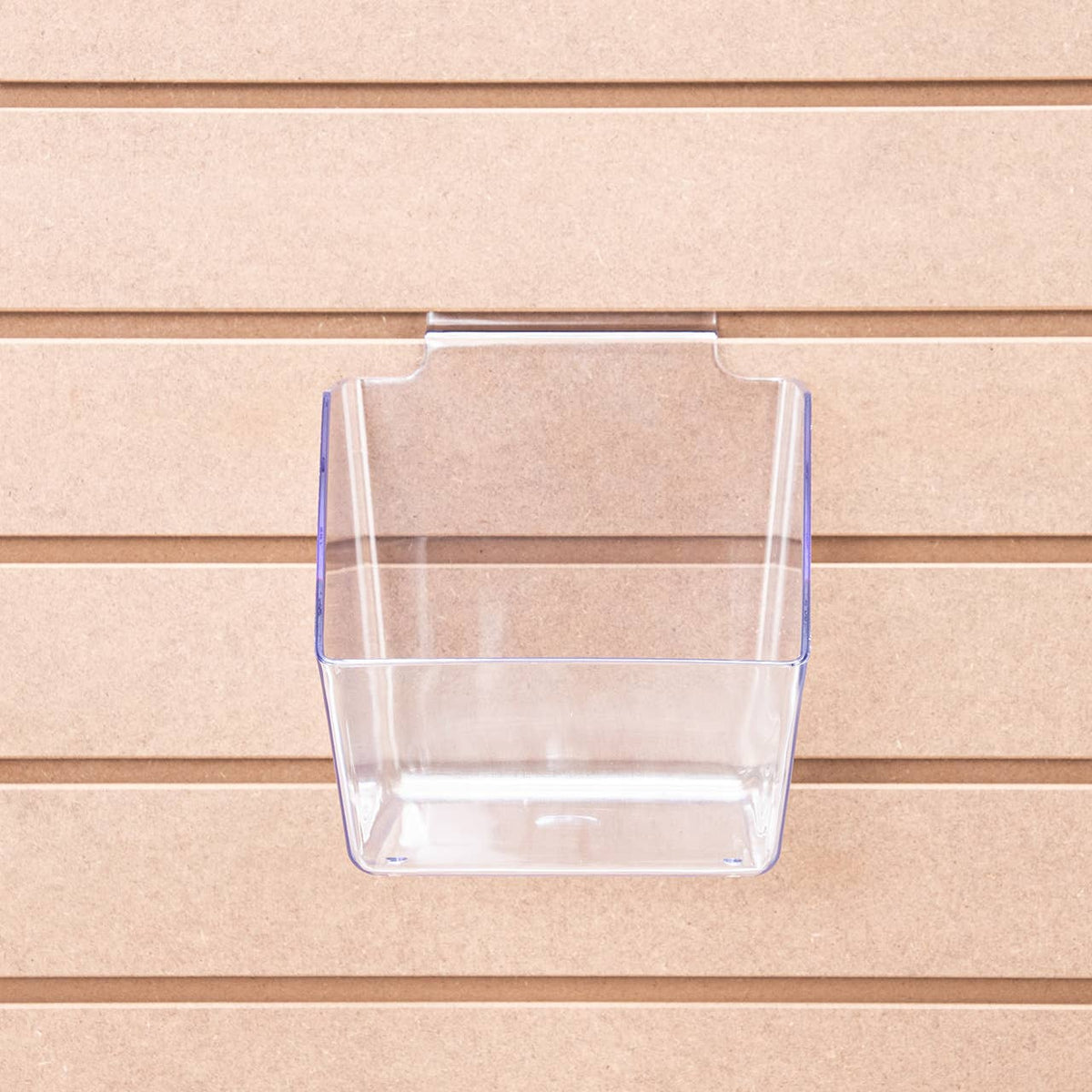 6" X 5 ½" X 7 ½" Clear Plastic Dump Bin