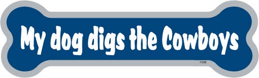 NFL Dallas Cowboys Dog Bone Magnet