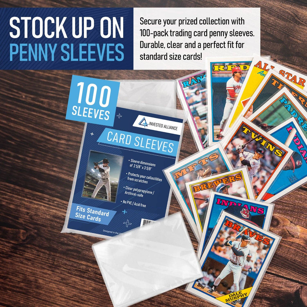 100 Pack - Standard Size Penny Sleeves