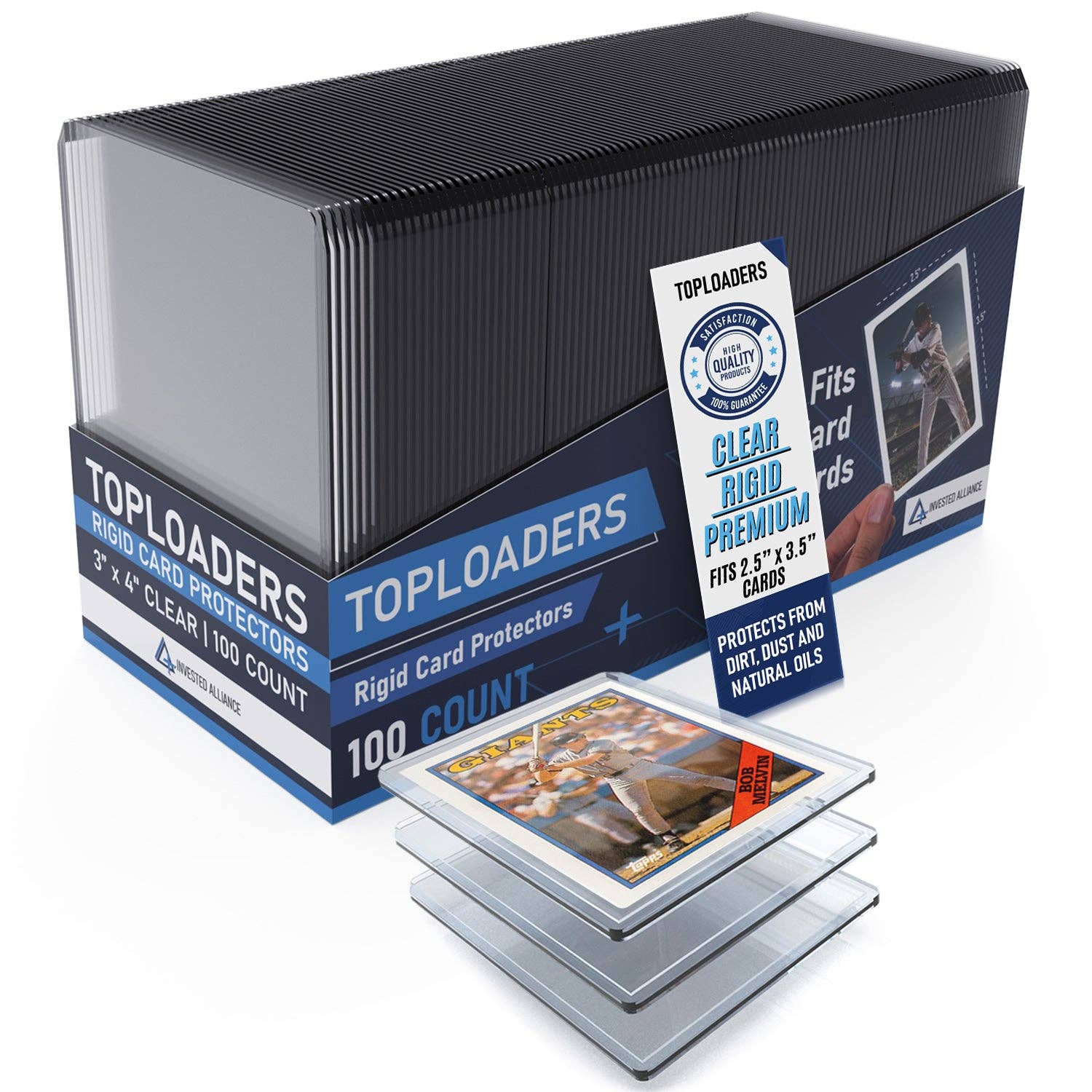 100 Pack Premium Top Loaders