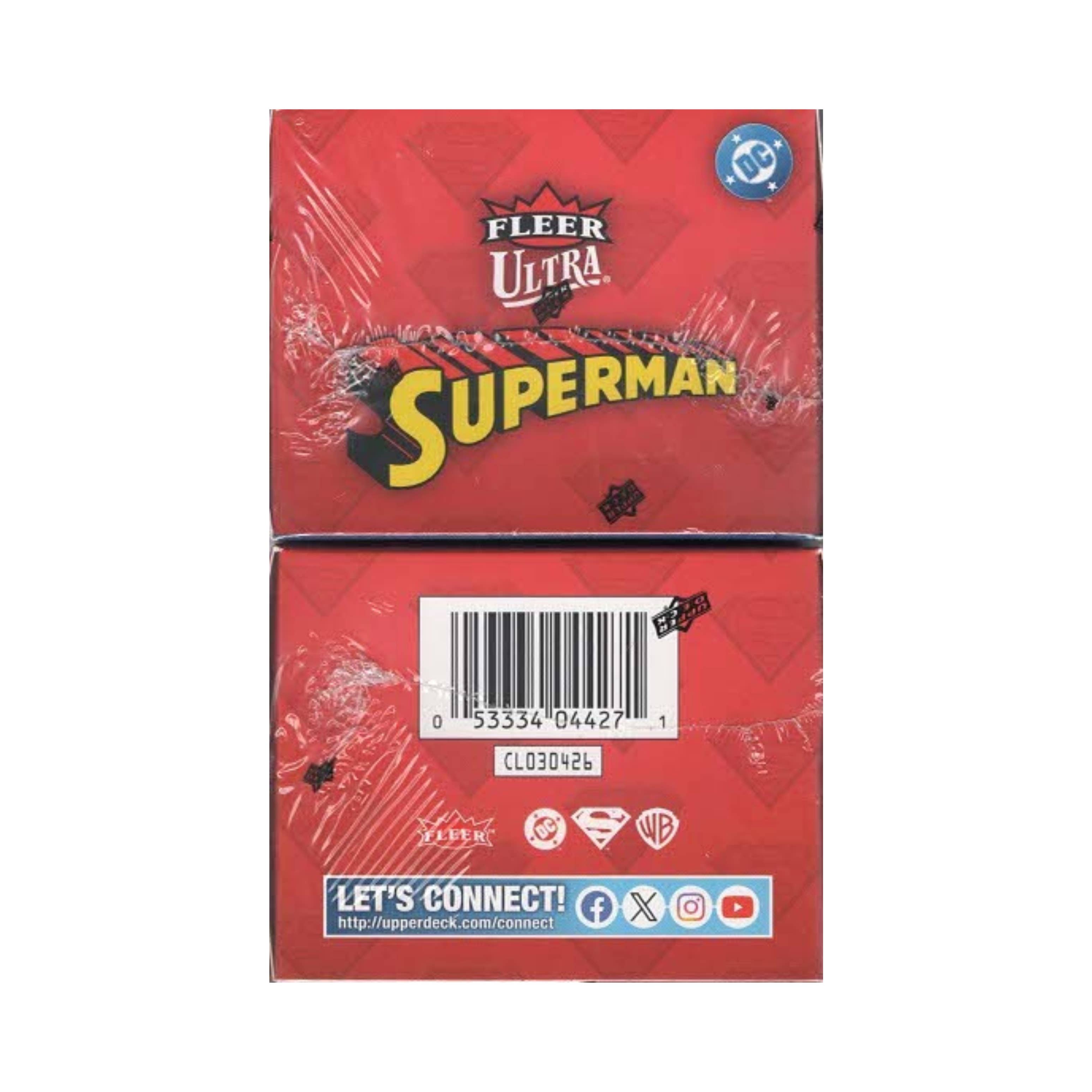 2026 Upper Deck Fleer Ultra Superman 18ct. Blaster Box