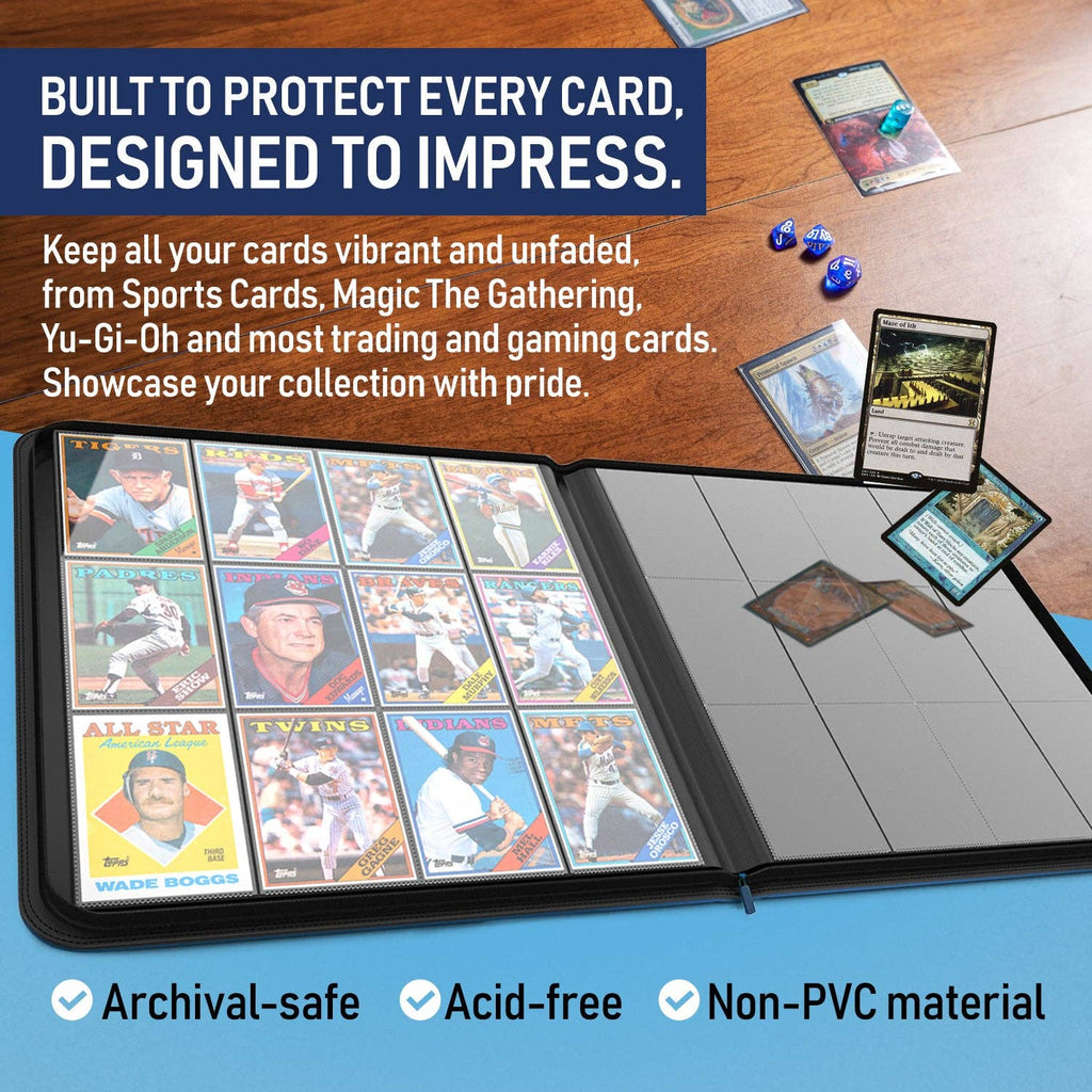 Premium TCG Card Binder - Blue