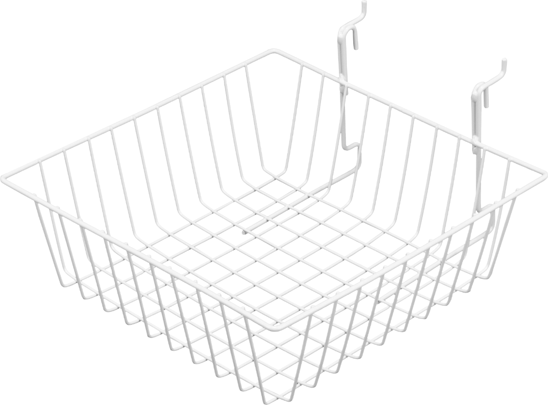 Grid Basket for Slatwall & Wire Grid