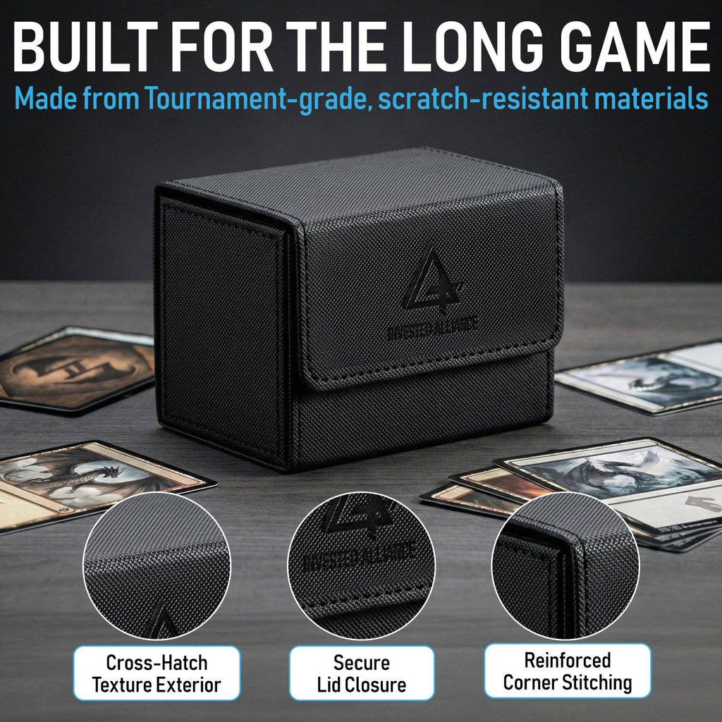 Black MTG Deck Box
