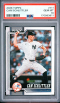 Cam Schlittler Topps 111 rookie PSA 10 cert 170063811