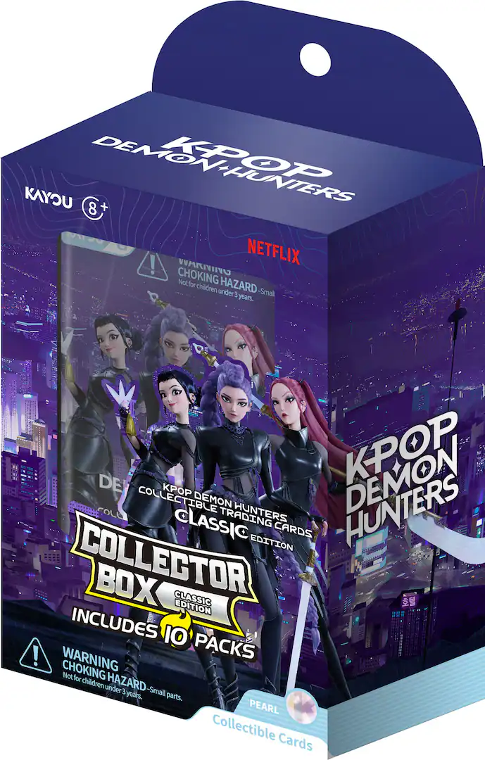 Kayou KPop Demon Hunters Collectible Cards Collector Box Classic Edition with 10 packs