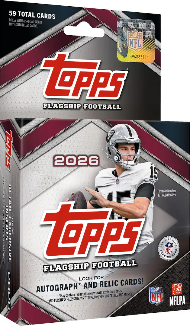 2026 Topps Flagship Football Hanger Pack with 59 cards