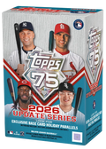 2026 Topps Update Series Baseball retail Value Box with holiday parallels