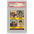 1976 Topps Rookie Infielders Willie Randolph, Dave McKay, Jerry Royster and Roy Staiger #592 PSA 9 MINT, certificate 19314830