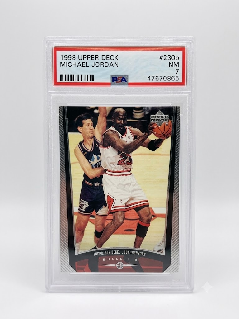 1998 Upper Deck Michael Jordan #230b PSA 7 NM - Cert 47670865