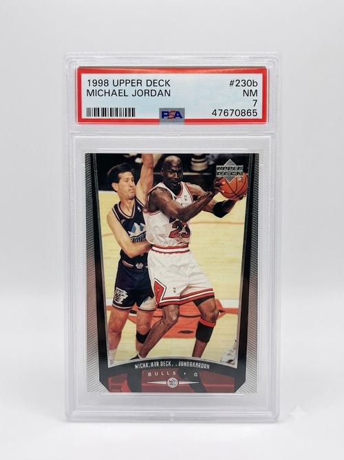 1998 Upper Deck Michael Jordan #230b PSA 7 NM - Cert 47670865