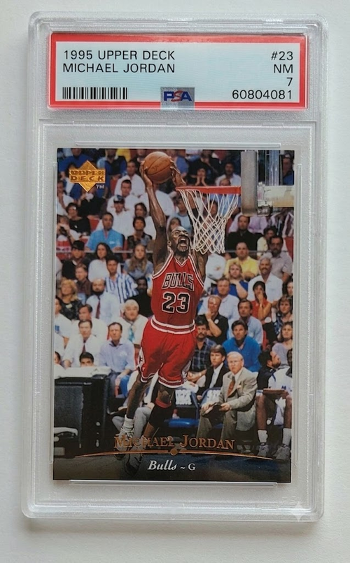 1995 Upper Deck Michael Jordan #23 PSA 7 NM - Cert 60804081