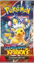Pokémon TCG Scarlet & Violet Surging Sparks Booster Pack featuring Pikachu