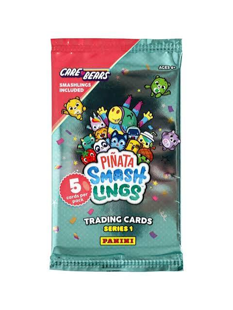 Panini Piñata Smashlings Series 1 trading card pack with 5 cards