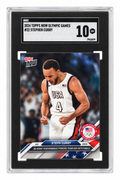 Stephen Curry 2024 Topps NOW Olympic Games #22 SGC 10 cert 7943699