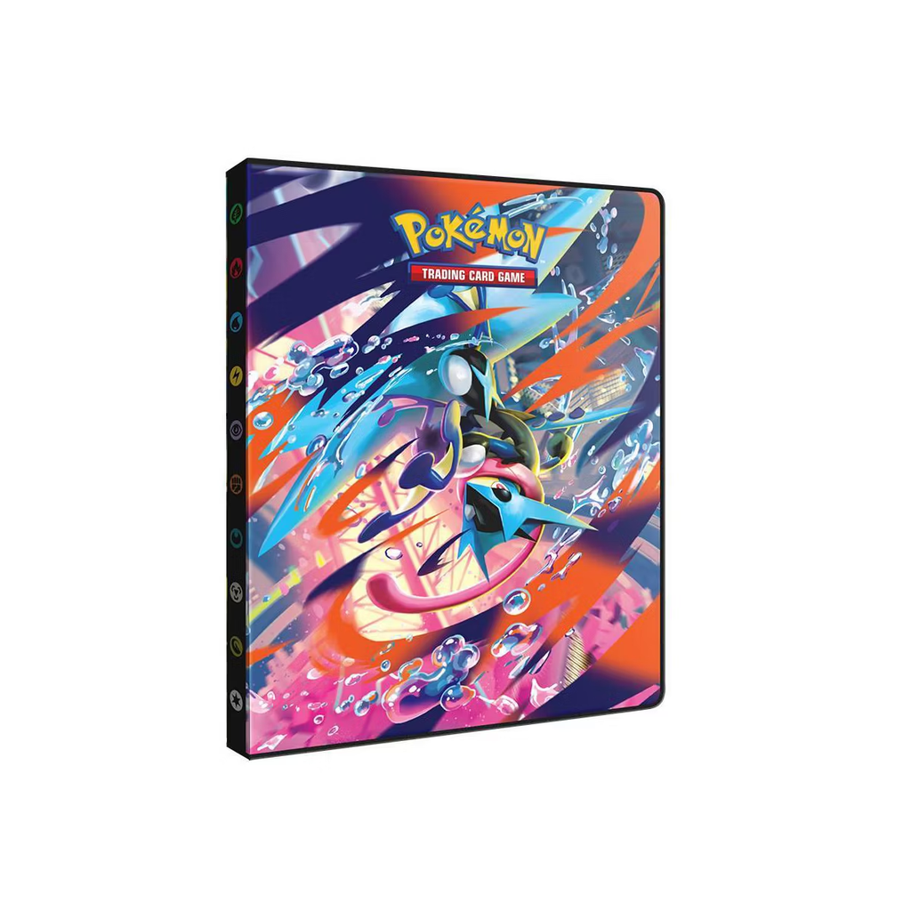 Ultra PRO Pokémon Mega Evolution Chaos Rising 9-Pocket Portfolio featuring Mega Garchomp