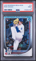 2025 Bowman Mega Box Roki Sasaki #12 PSA 9 certificate 170063705