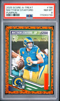 Matthew Stafford Score-A-Treat Pumpkin 196 PSA 8 cert 170063739