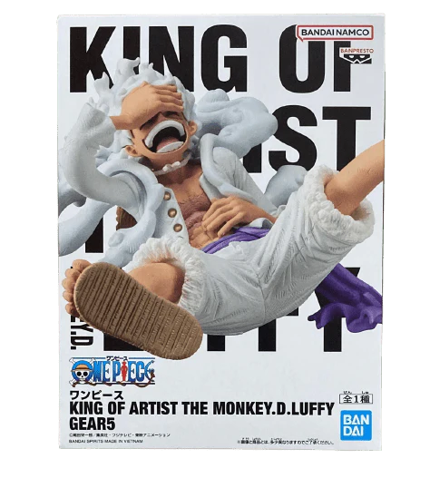 Banpresto King of Artist One Piece Monkey D. Luffy Gear 5 figure in box