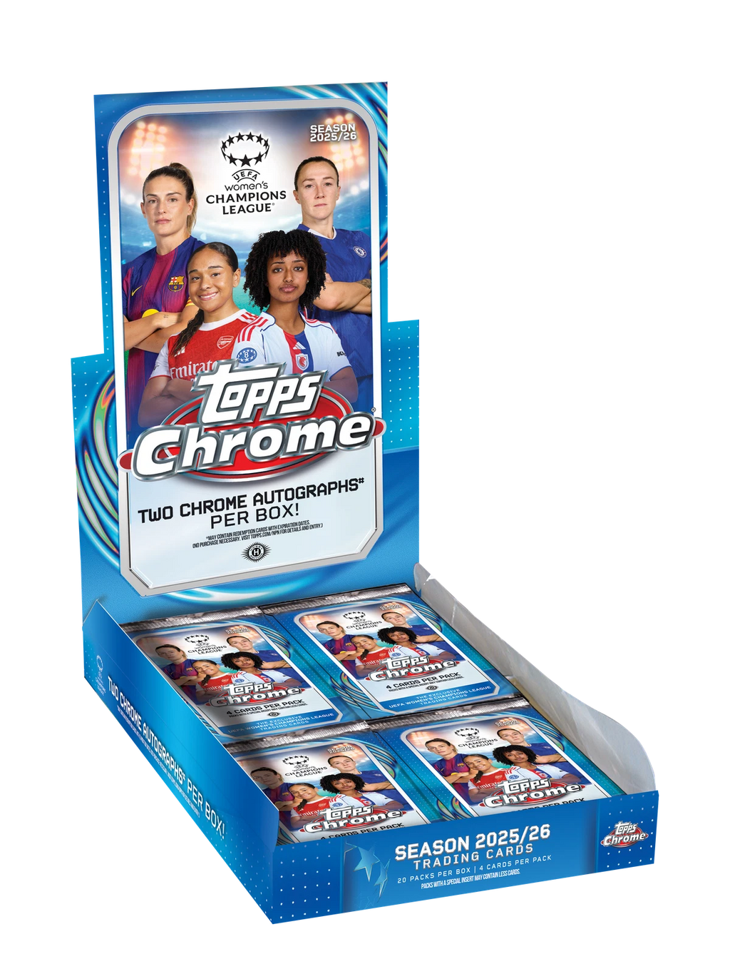 Topps Chrome UEFA Women's Champions League 2025/26 Hobby Box