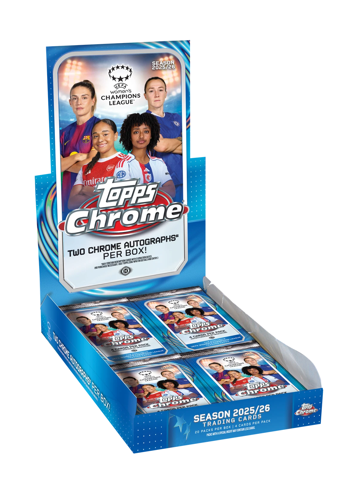 Topps Chrome UEFA Women's Champions League 2025/26 Hobby Box