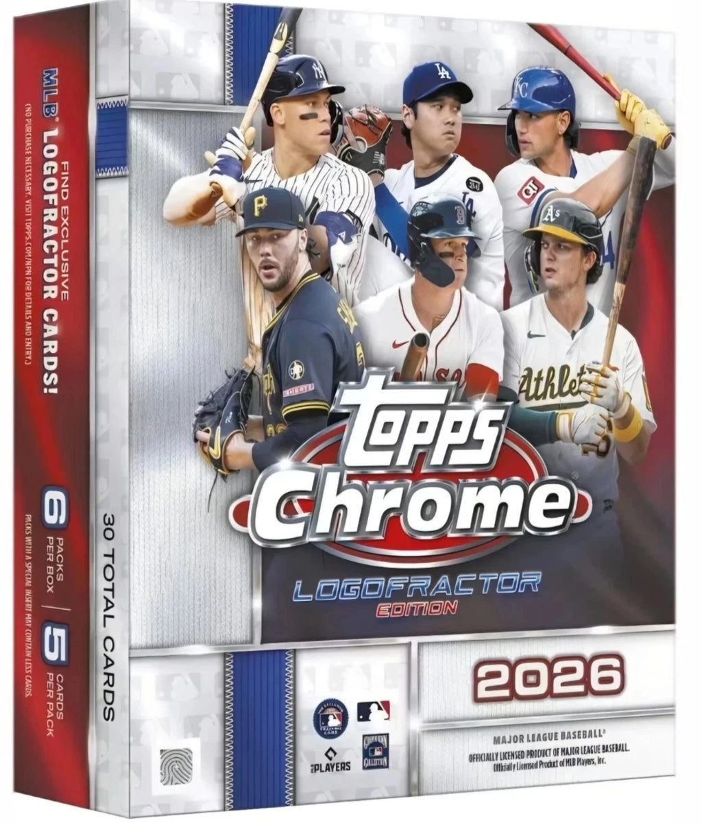 2026 Topps Chrome Baseball Logofractor Edition Hobby Box