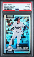 2026 Topps Shohei Ohtani Rainbow Foil #200 PSA 8 NM-MT, certificate 160631515